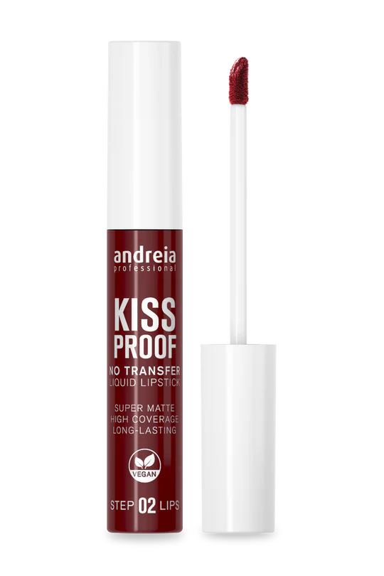 Kiss Proof Burgundy 01 – стійка помада Burgundy 01