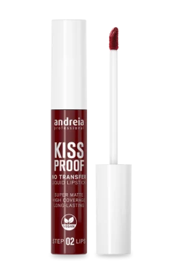 Kiss Proof Burgundy 01 – стійка помада Burgundy 01